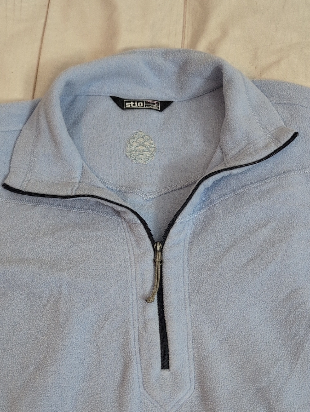 Women's Turpin Fleece Half Zip Light Blue size Medium - Picture 4 of 6